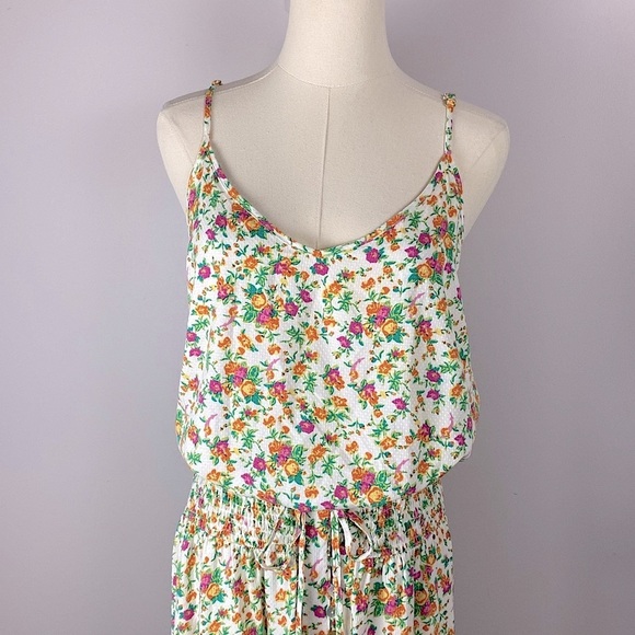 Cynthia Rowley 2 piece set tank top and maxi skirt size small floral print - Picture 2 of 16